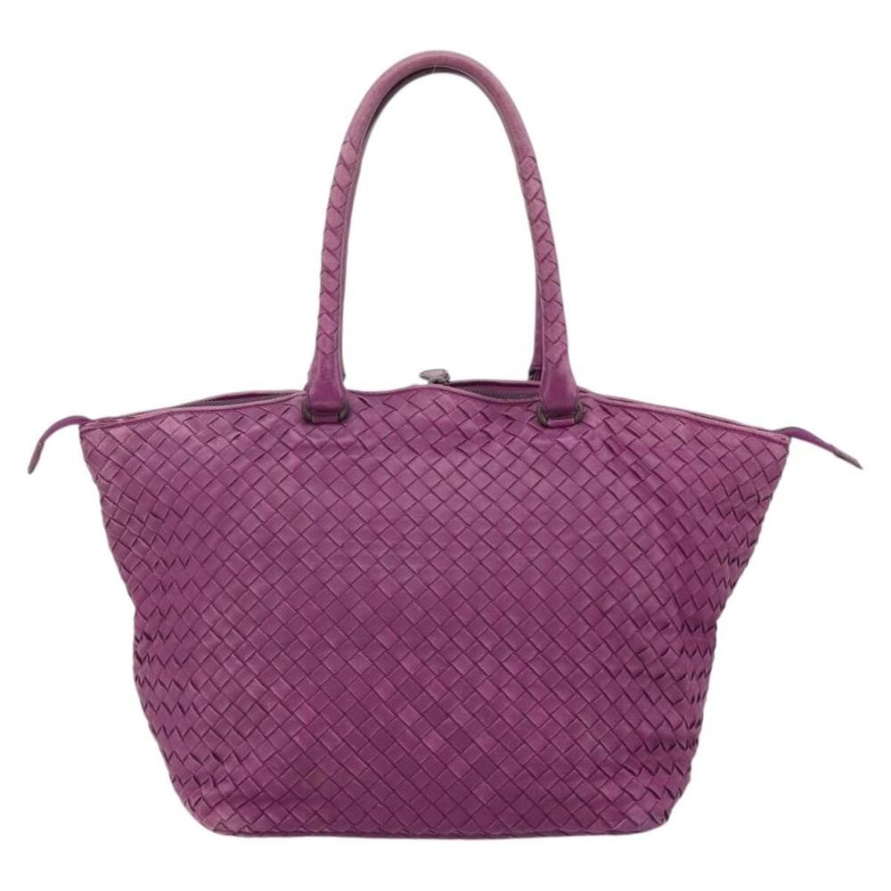 Bottega Veneta Intrecciato Tote Purple